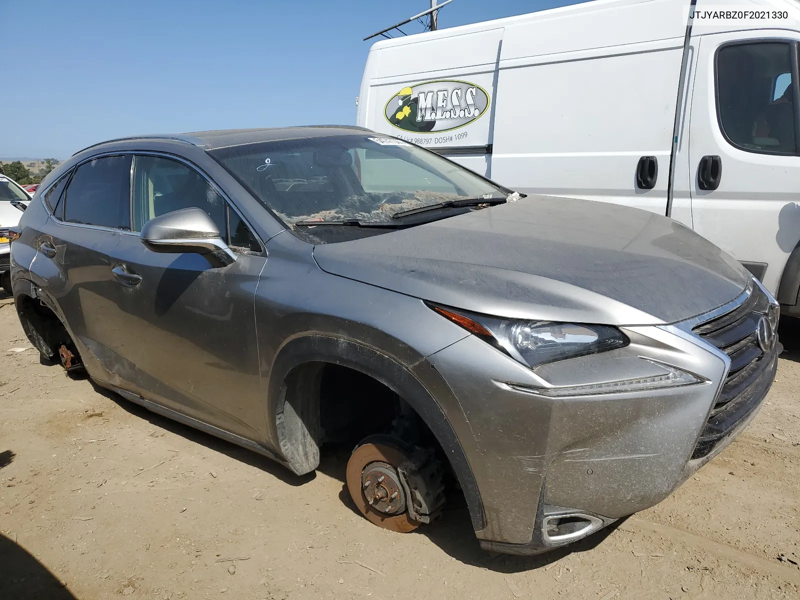 2015 Lexus Nx 200T VIN: JTJYARBZ0F2021330 Lot: 67084314