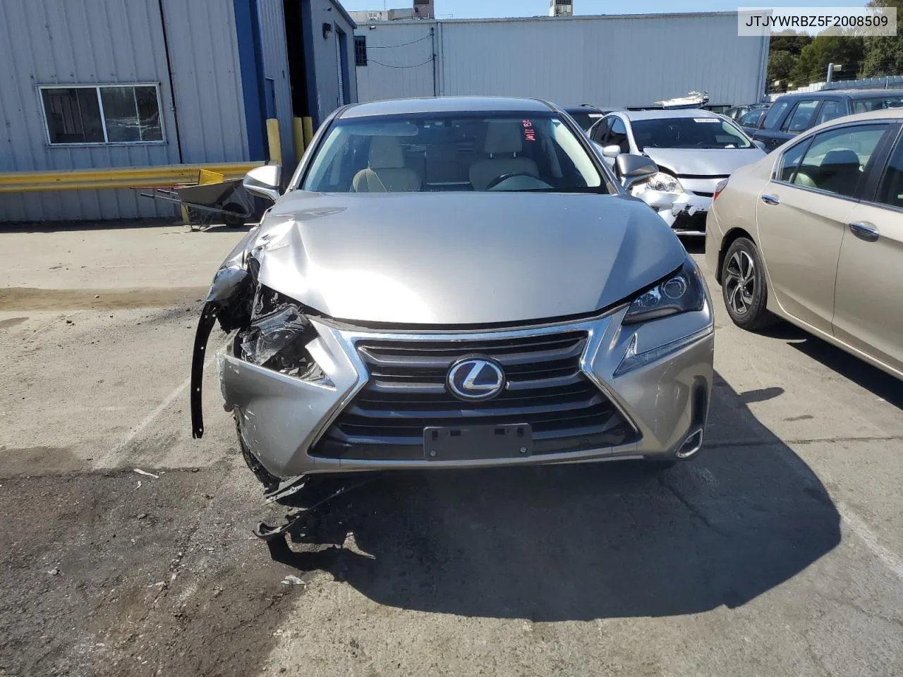 JTJYWRBZ5F2008509 2015 Lexus Nx 300H