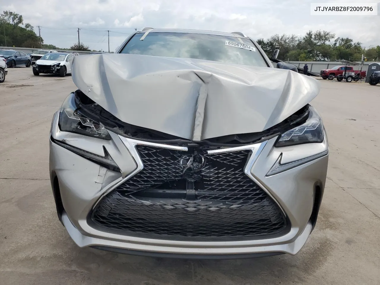 2015 Lexus Nx 200T VIN: JTJYARBZ8F2009796 Lot: 69567604