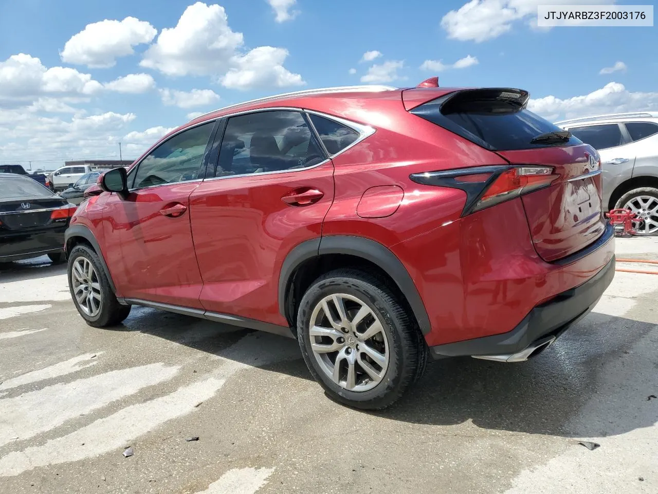 2015 Lexus Nx 200T VIN: JTJYARBZ3F2003176 Lot: 69608024