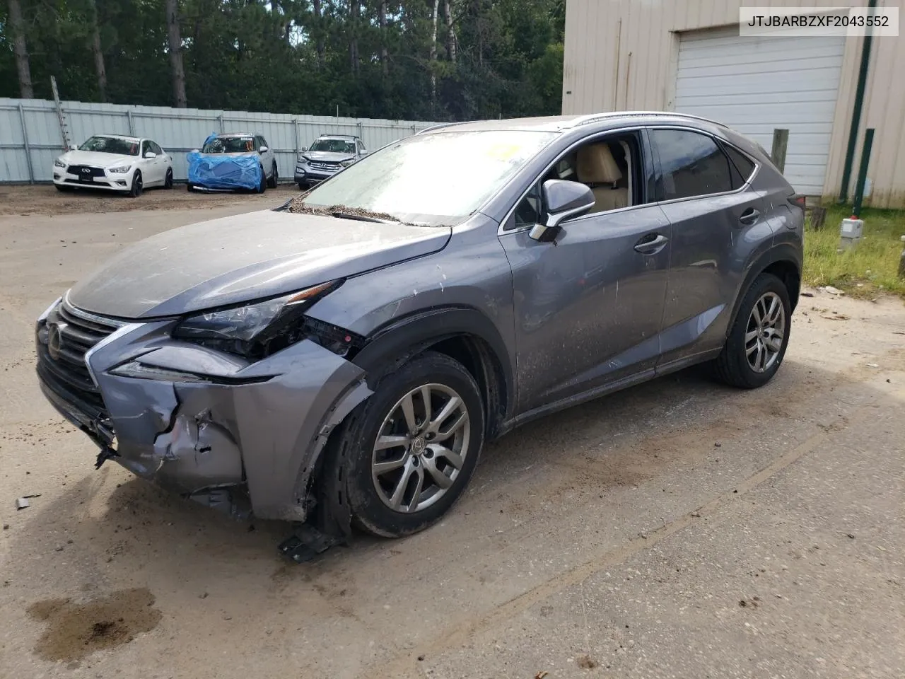 2015 Lexus Nx 200T VIN: JTJBARBZXF2043552 Lot: 70505794