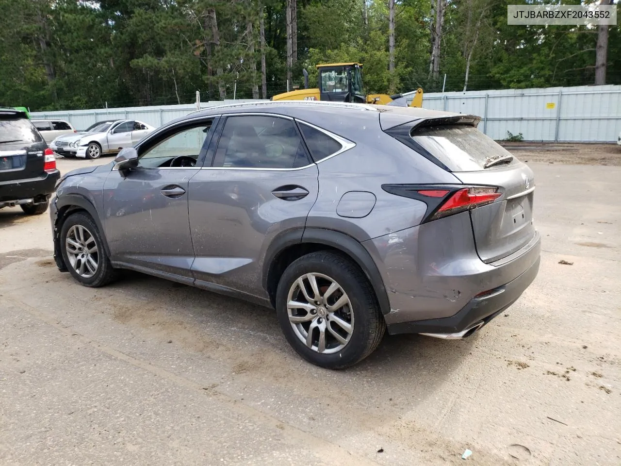 2015 Lexus Nx 200T VIN: JTJBARBZXF2043552 Lot: 70505794