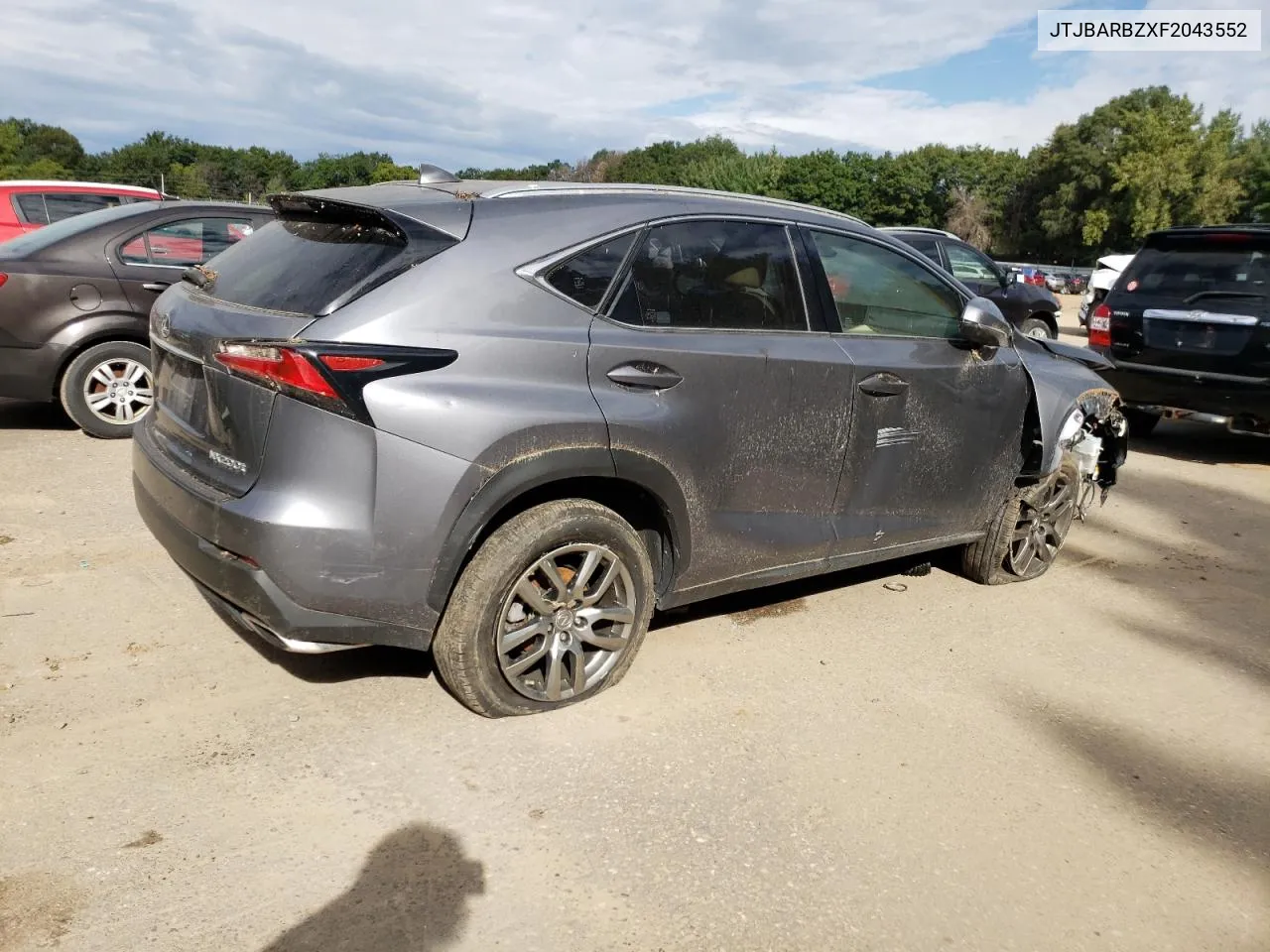 2015 Lexus Nx 200T VIN: JTJBARBZXF2043552 Lot: 70505794