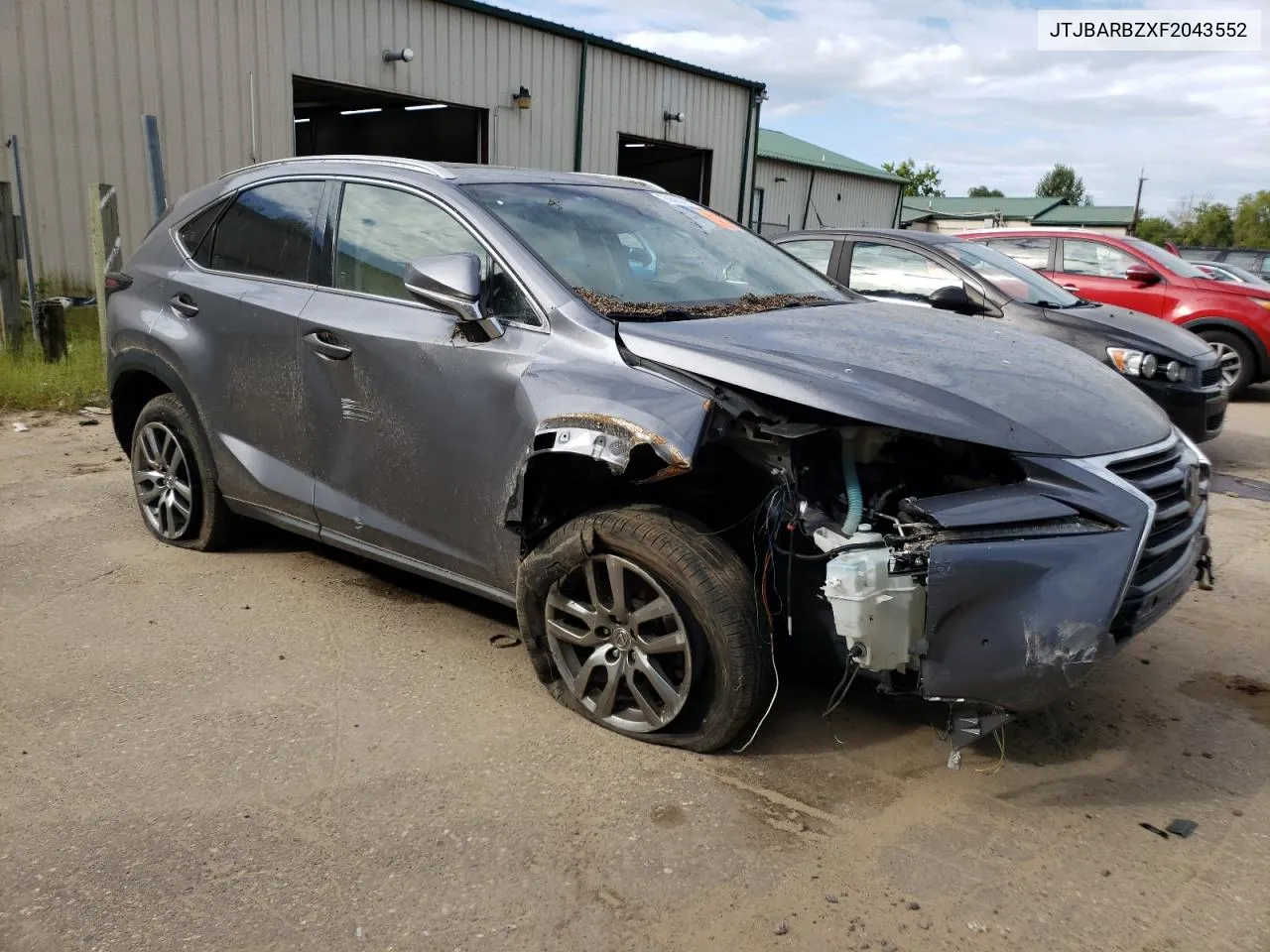 2015 Lexus Nx 200T VIN: JTJBARBZXF2043552 Lot: 70505794