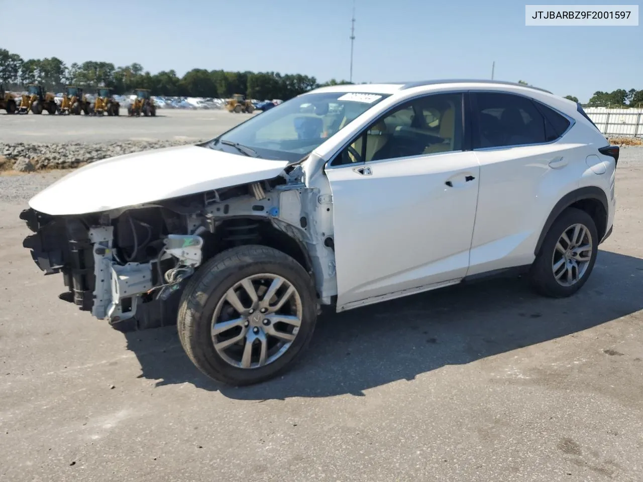 2015 Lexus Nx 200T VIN: JTJBARBZ9F2001597 Lot: 70577244