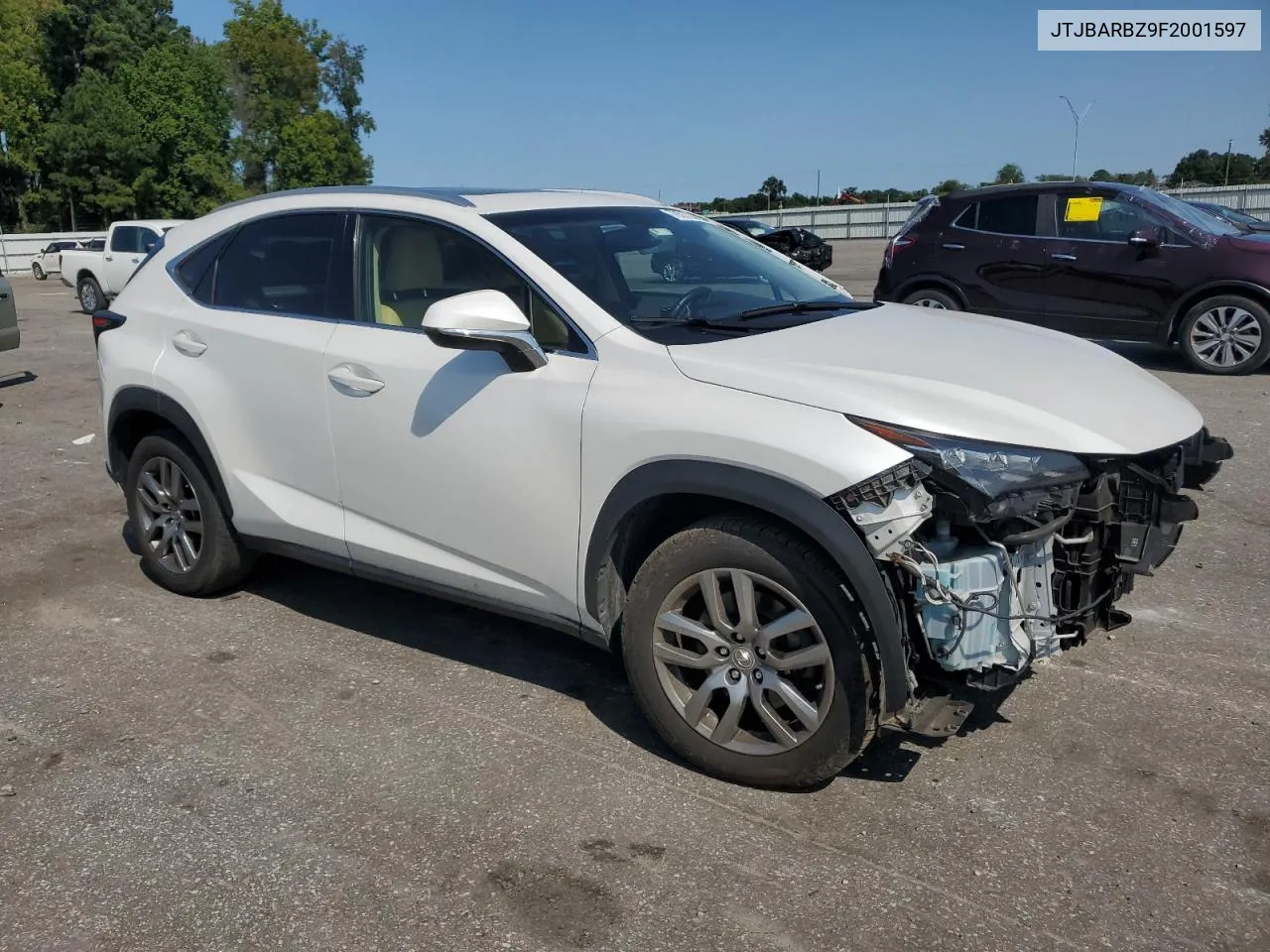 JTJBARBZ9F2001597 2015 Lexus Nx 200T