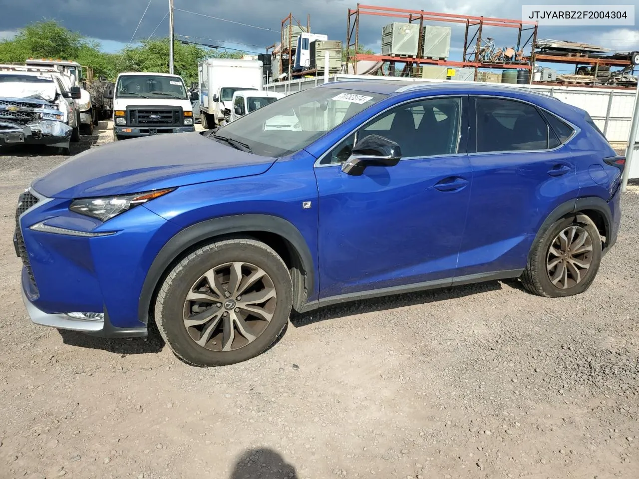 2015 Lexus Nx 200T VIN: JTJYARBZ2F2004304 Lot: 70732074