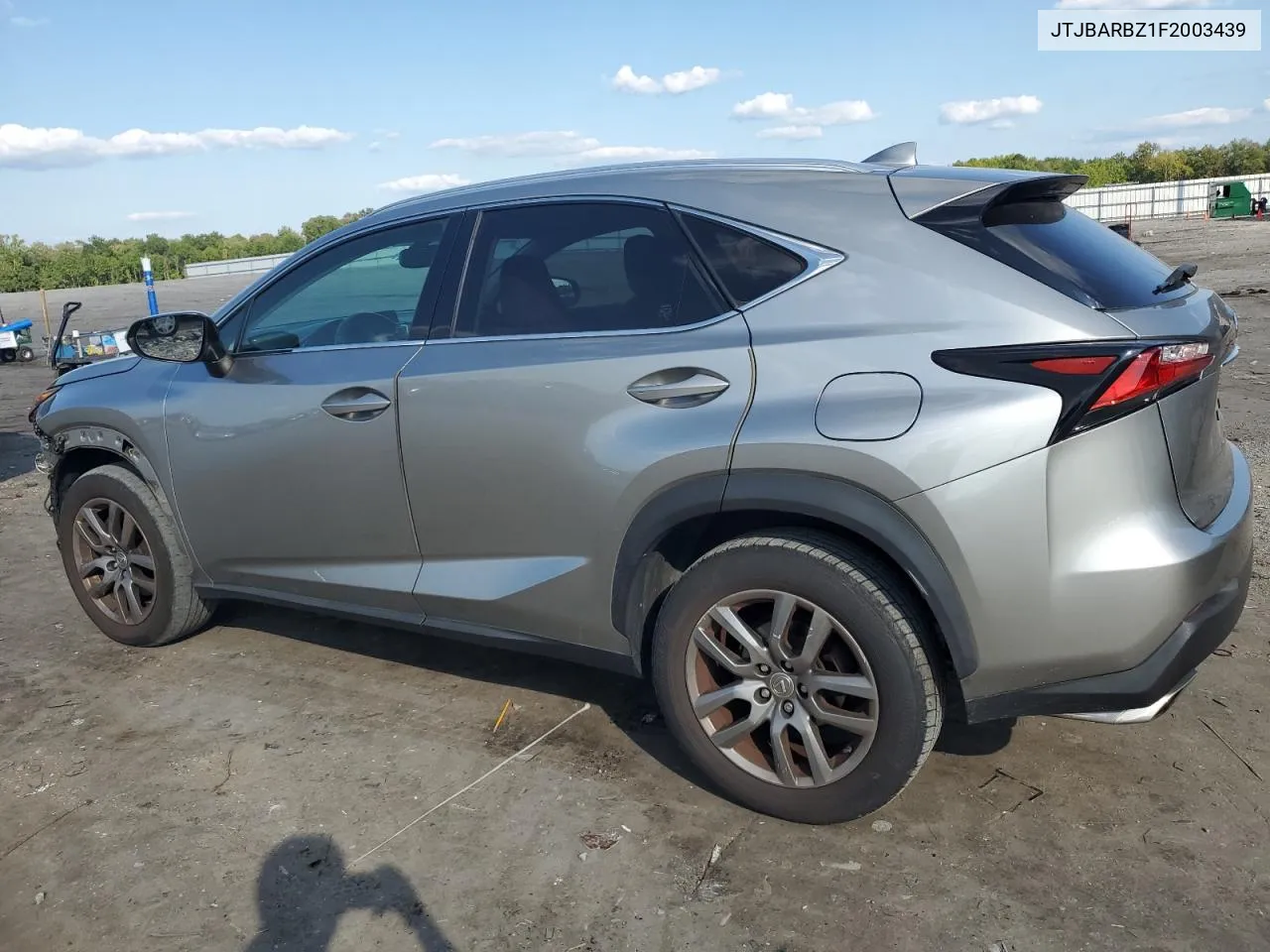 2015 Lexus Nx 200T VIN: JTJBARBZ1F2003439 Lot: 71255624