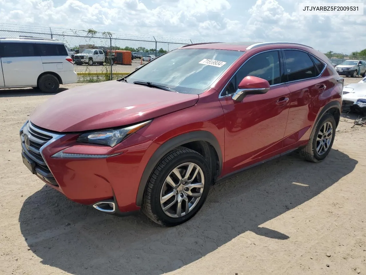 JTJYARBZ5F2009531 2015 Lexus Nx 200T