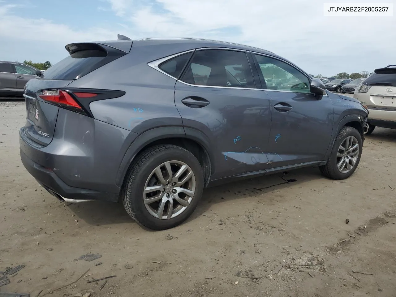 2015 Lexus Nx 200T VIN: JTJYARBZ2F2005257 Lot: 72035124