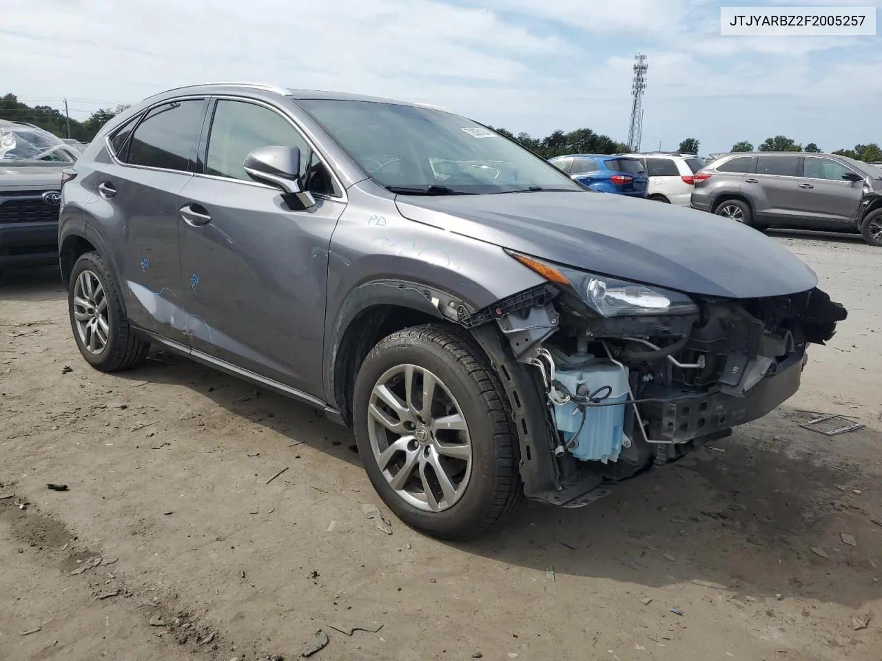 2015 Lexus Nx 200T VIN: JTJYARBZ2F2005257 Lot: 72035124