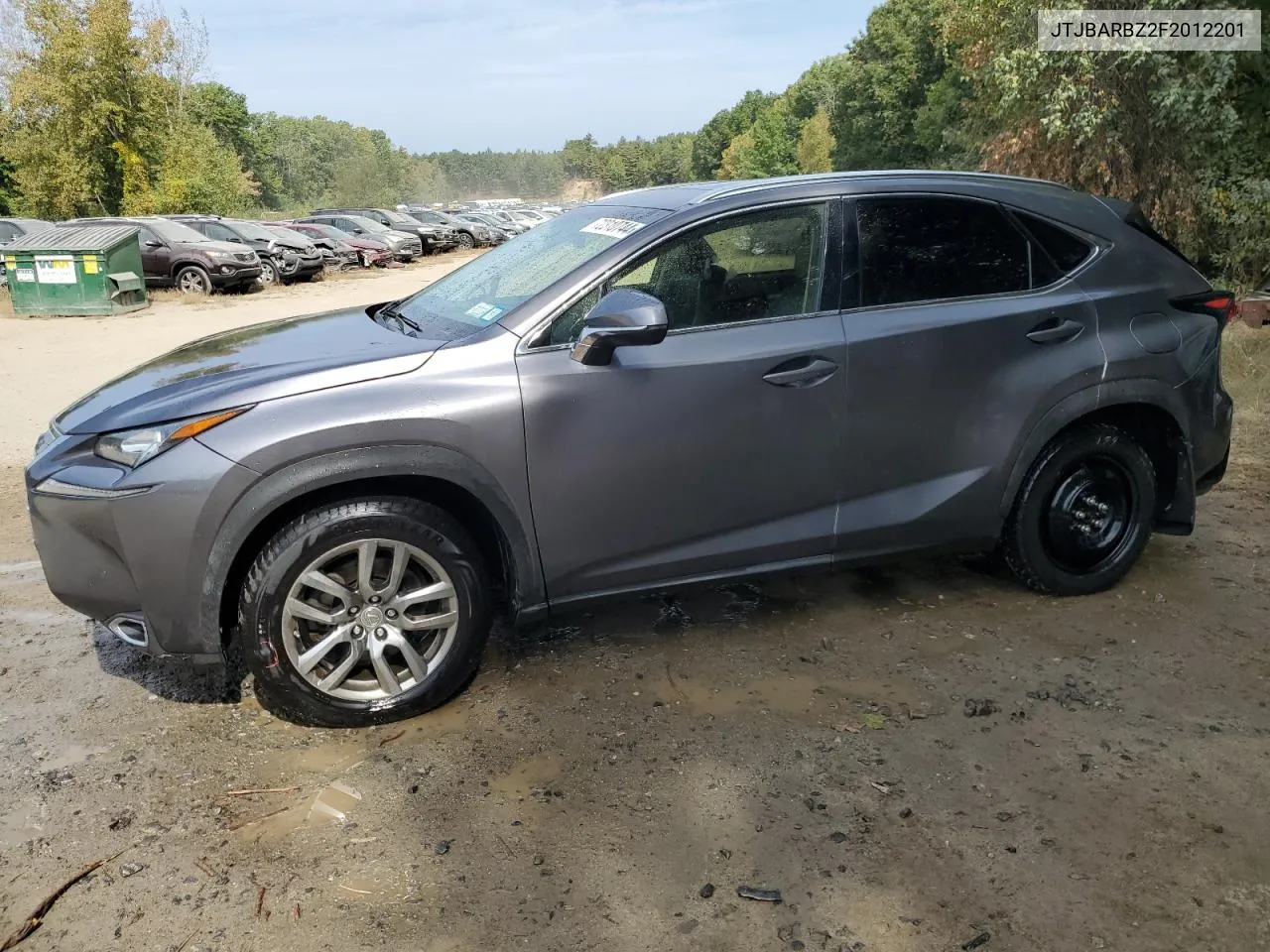 2015 Lexus Nx 200T VIN: JTJBARBZ2F2012201 Lot: 72310744