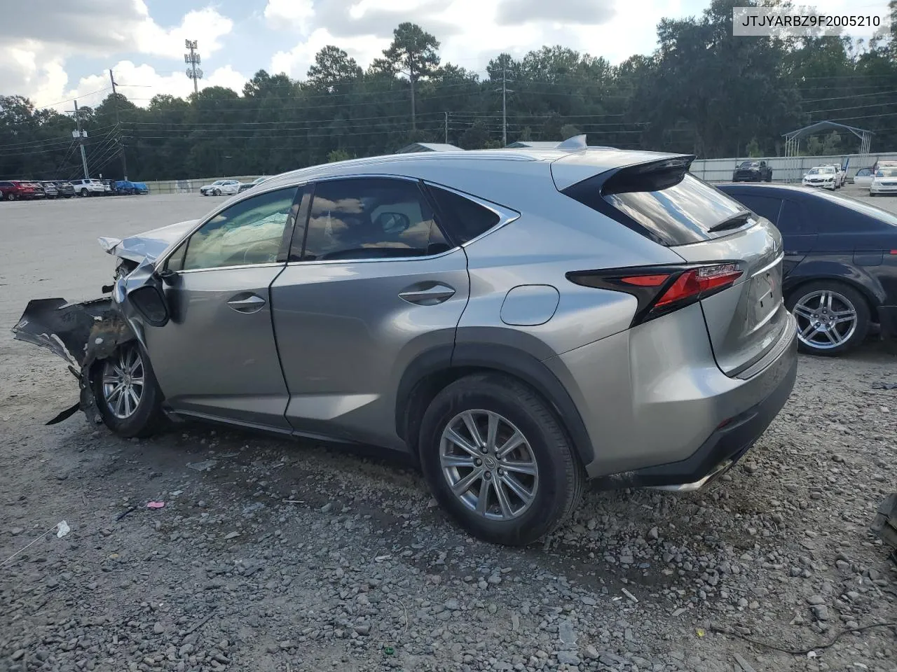 2015 Lexus Nx 200T VIN: JTJYARBZ9F2005210 Lot: 72393214