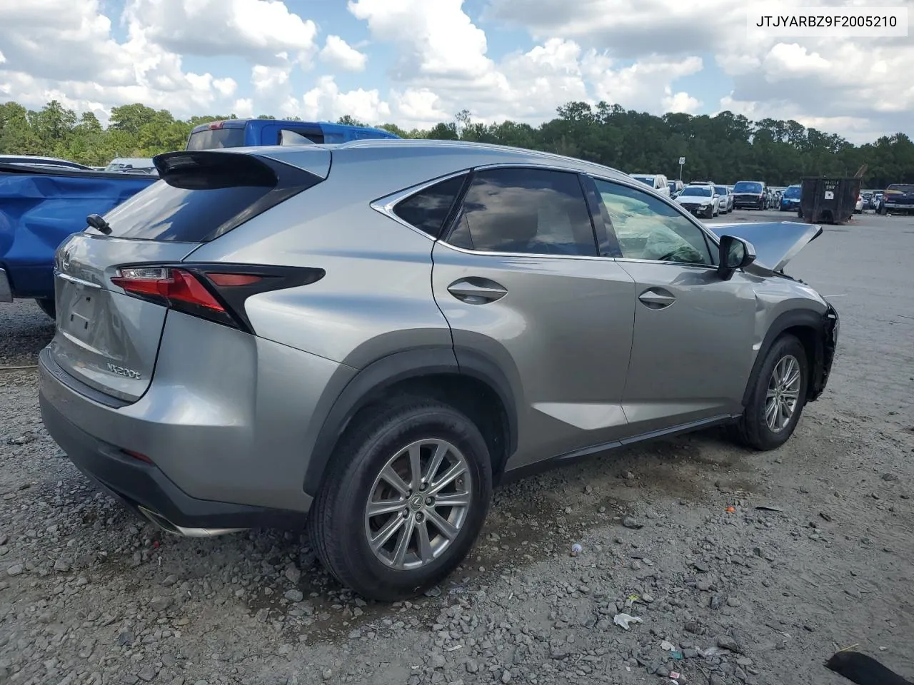 2015 Lexus Nx 200T VIN: JTJYARBZ9F2005210 Lot: 72393214