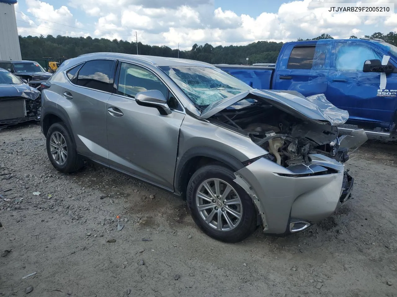 2015 Lexus Nx 200T VIN: JTJYARBZ9F2005210 Lot: 72393214