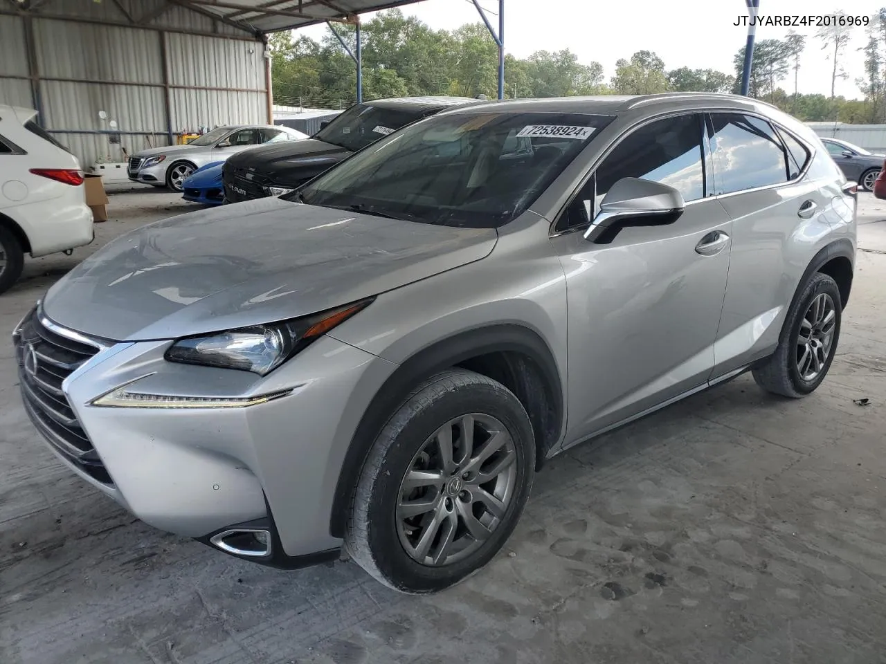 2015 Lexus Nx 200T VIN: JTJYARBZ4F2016969 Lot: 72538924