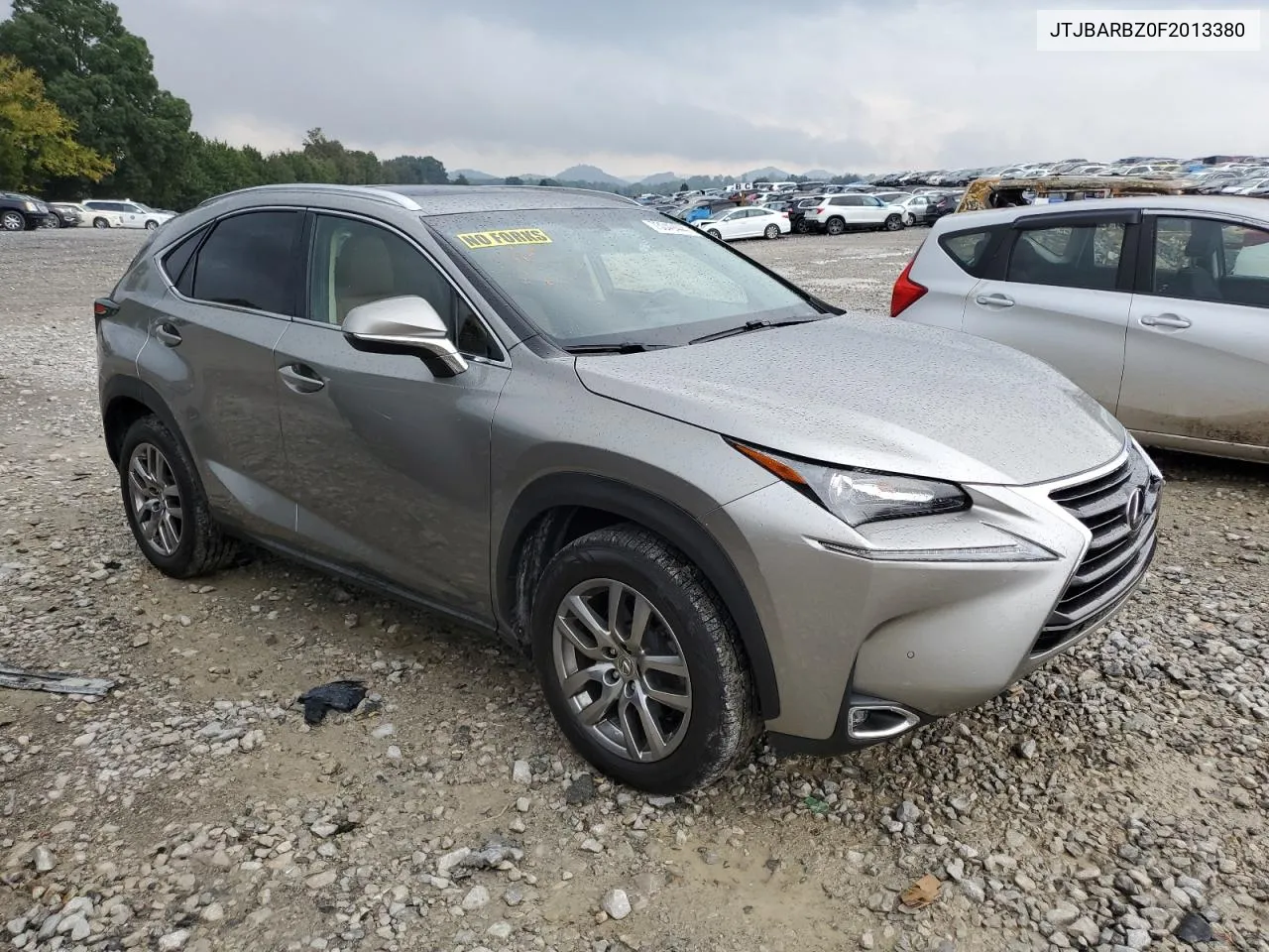 2015 Lexus Nx 200T VIN: JTJBARBZ0F2013380 Lot: 73049444