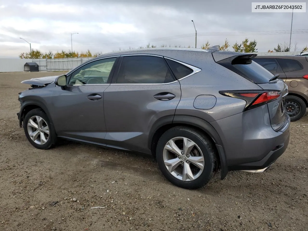 2015 Lexus Nx 200T VIN: JTJBARBZ6F2043502 Lot: 74270564