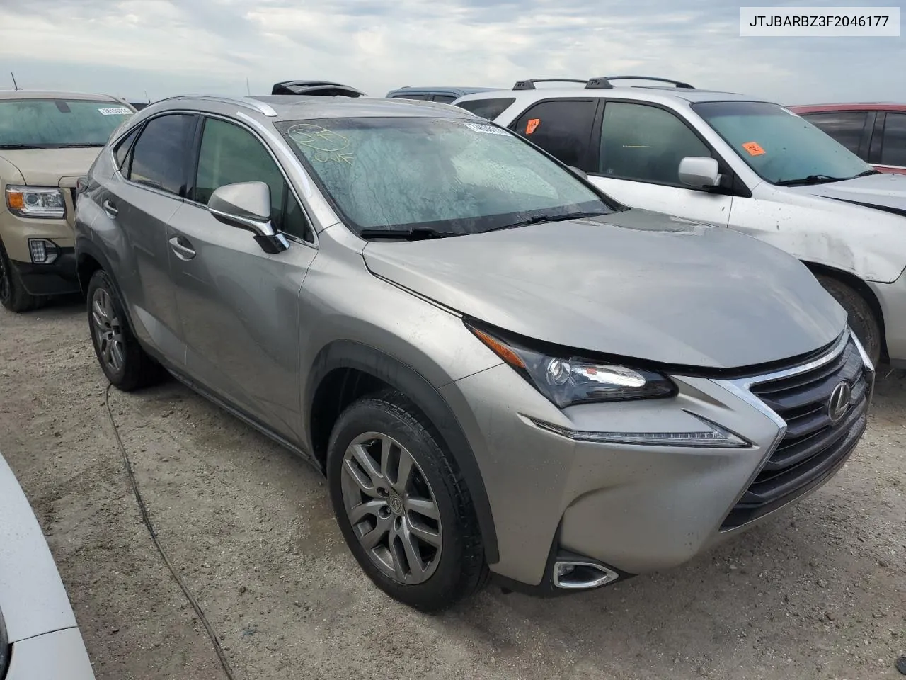 2015 Lexus Nx 200T VIN: JTJBARBZ3F2046177 Lot: 74636114