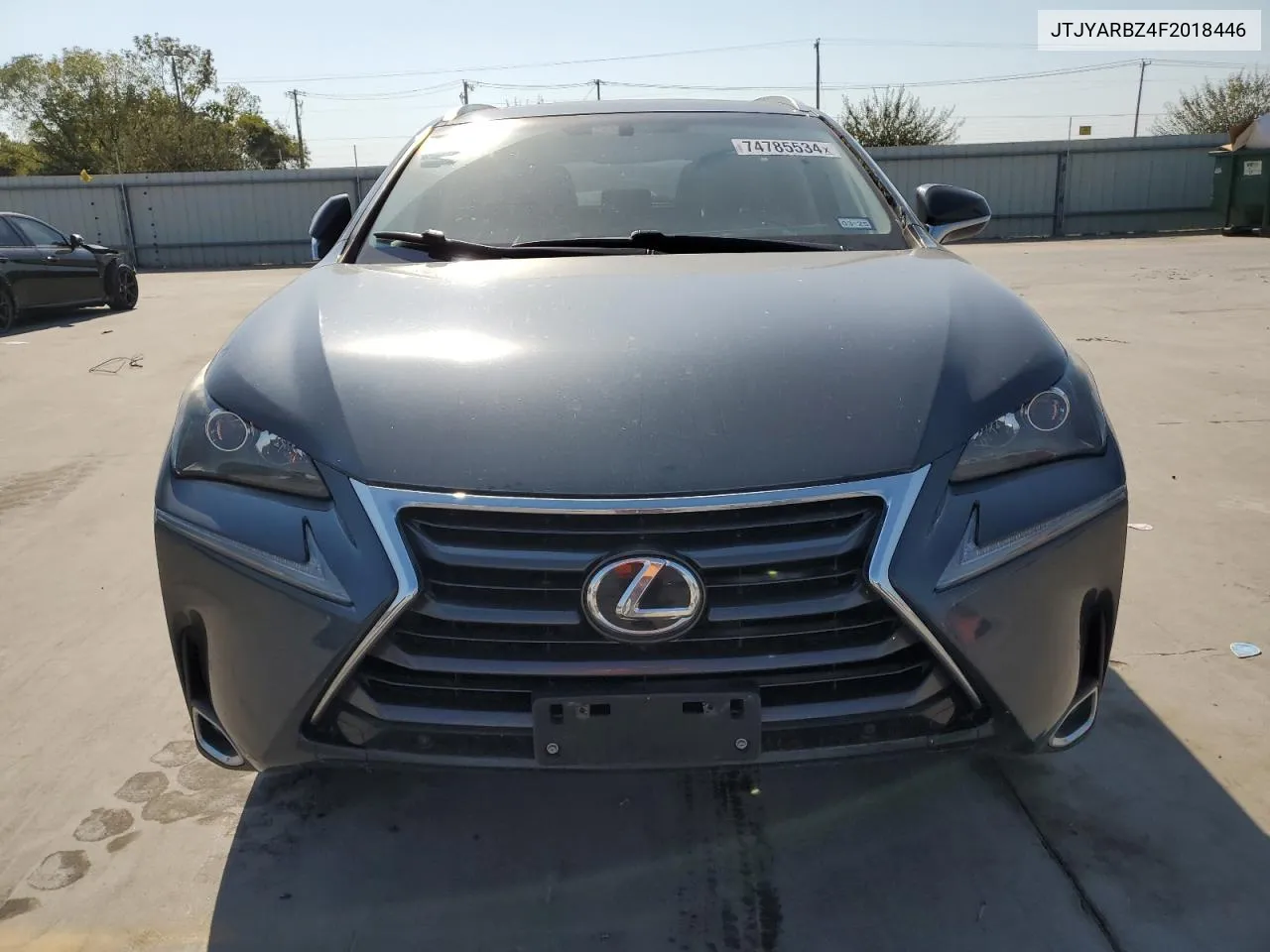 2015 Lexus Nx 200T VIN: JTJYARBZ4F2018446 Lot: 74785534