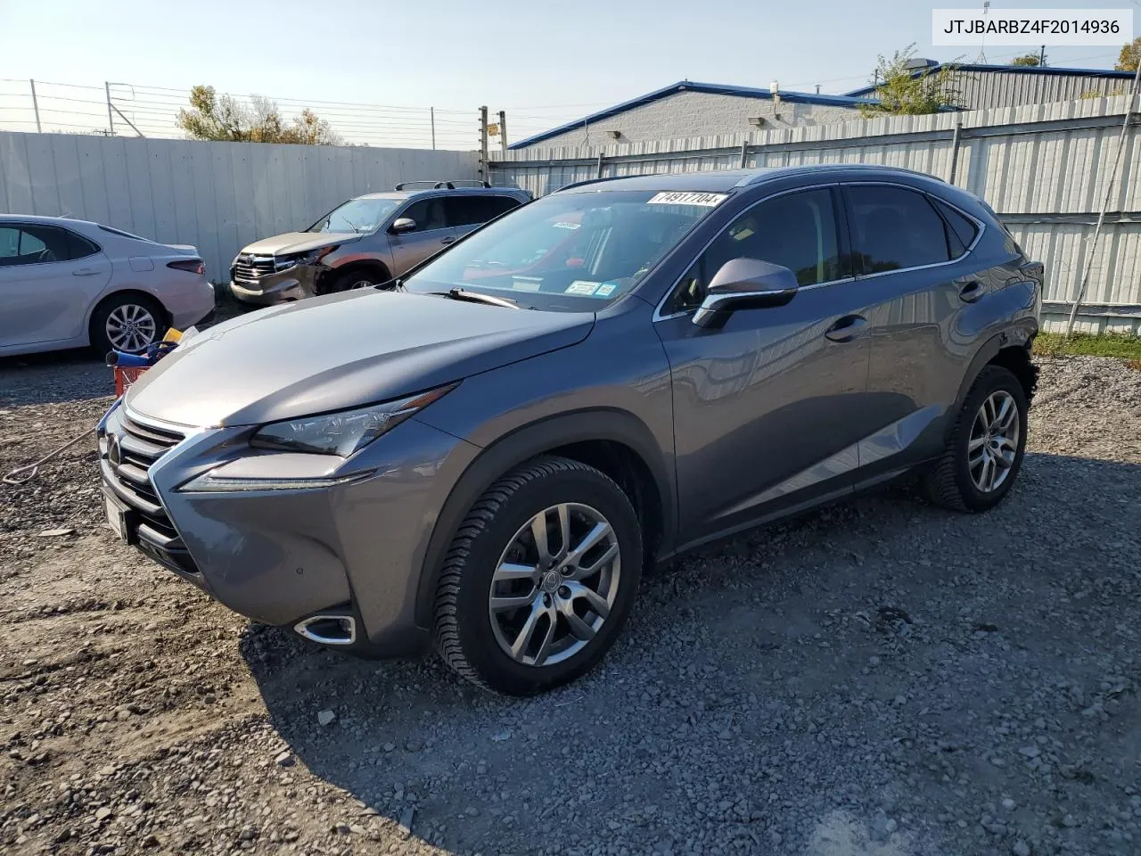 2015 Lexus Nx 200T VIN: JTJBARBZ4F2014936 Lot: 74917704