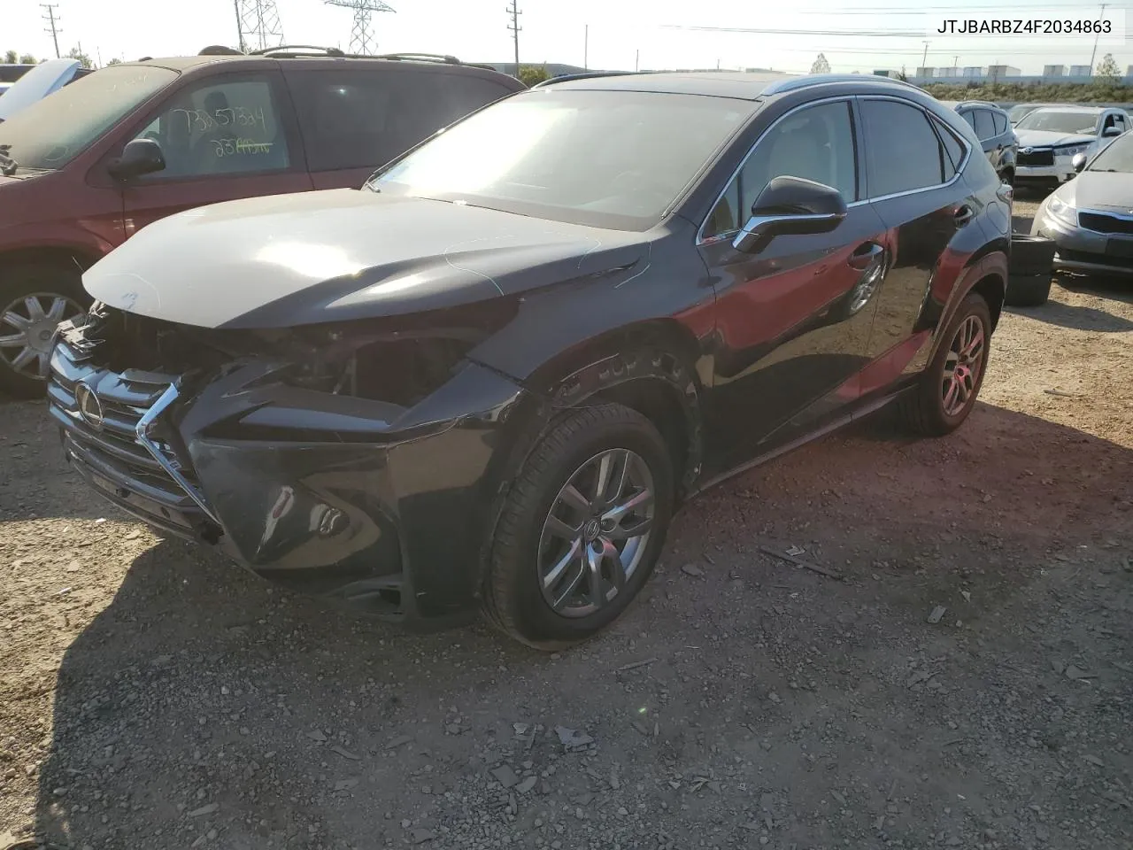 2015 Lexus Nx 200T VIN: JTJBARBZ4F2034863 Lot: 75031524