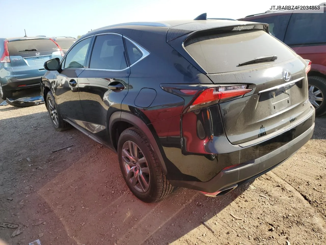 2015 Lexus Nx 200T VIN: JTJBARBZ4F2034863 Lot: 75031524