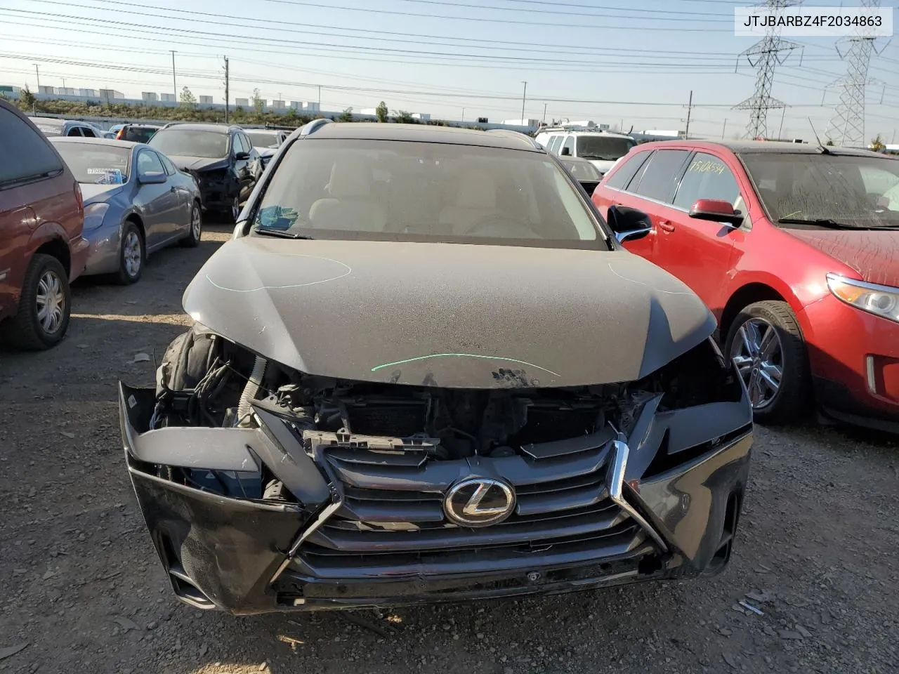 2015 Lexus Nx 200T VIN: JTJBARBZ4F2034863 Lot: 75031524