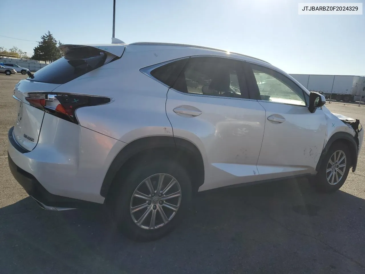 2015 Lexus Nx 200T VIN: JTJBARBZ0F2024329 Lot: 75095654