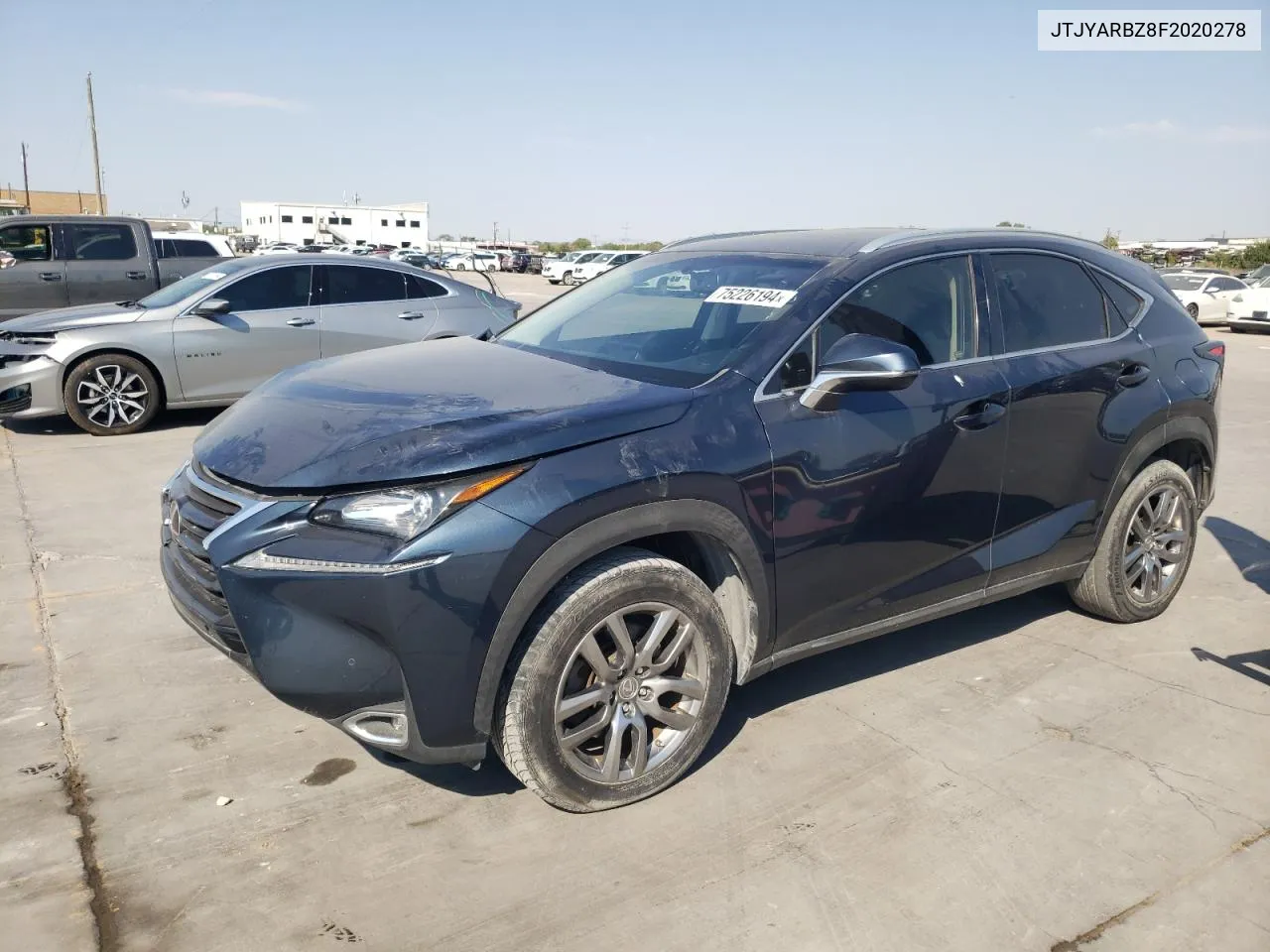 JTJYARBZ8F2020278 2015 Lexus Nx 200T