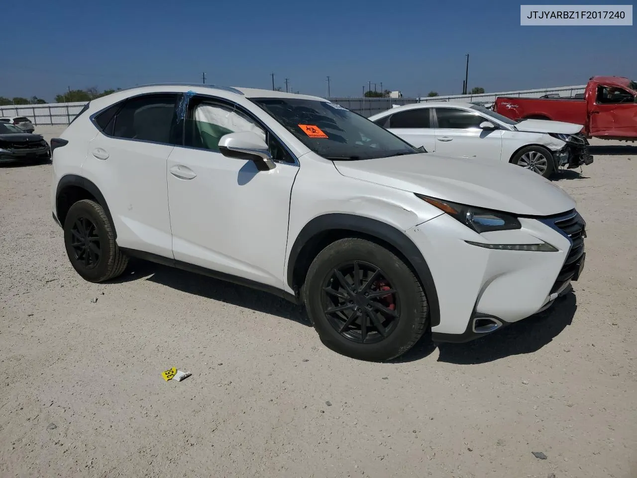 2015 Lexus Nx 200T VIN: JTJYARBZ1F2017240 Lot: 75525244