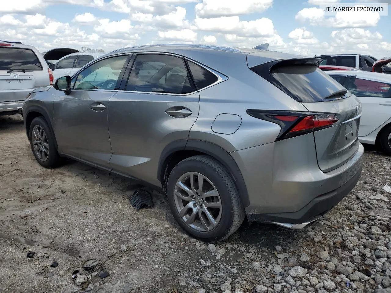 2015 Lexus Nx 200T VIN: JTJYARBZ1F2007601 Lot: 75602404