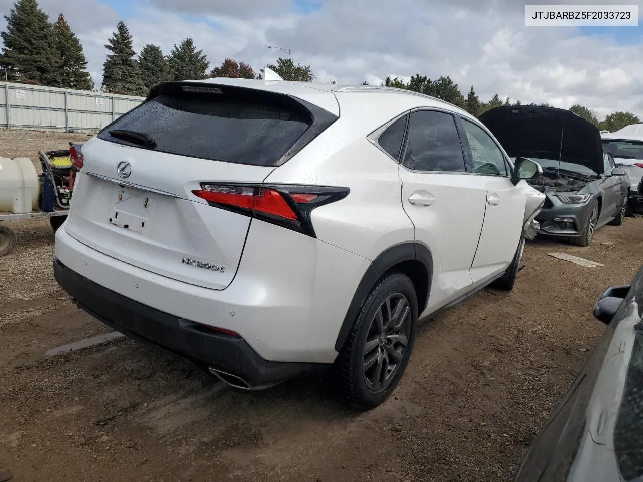 2015 Lexus Nx 200T VIN: JTJBARBZ5F2033723 Lot: 75695154