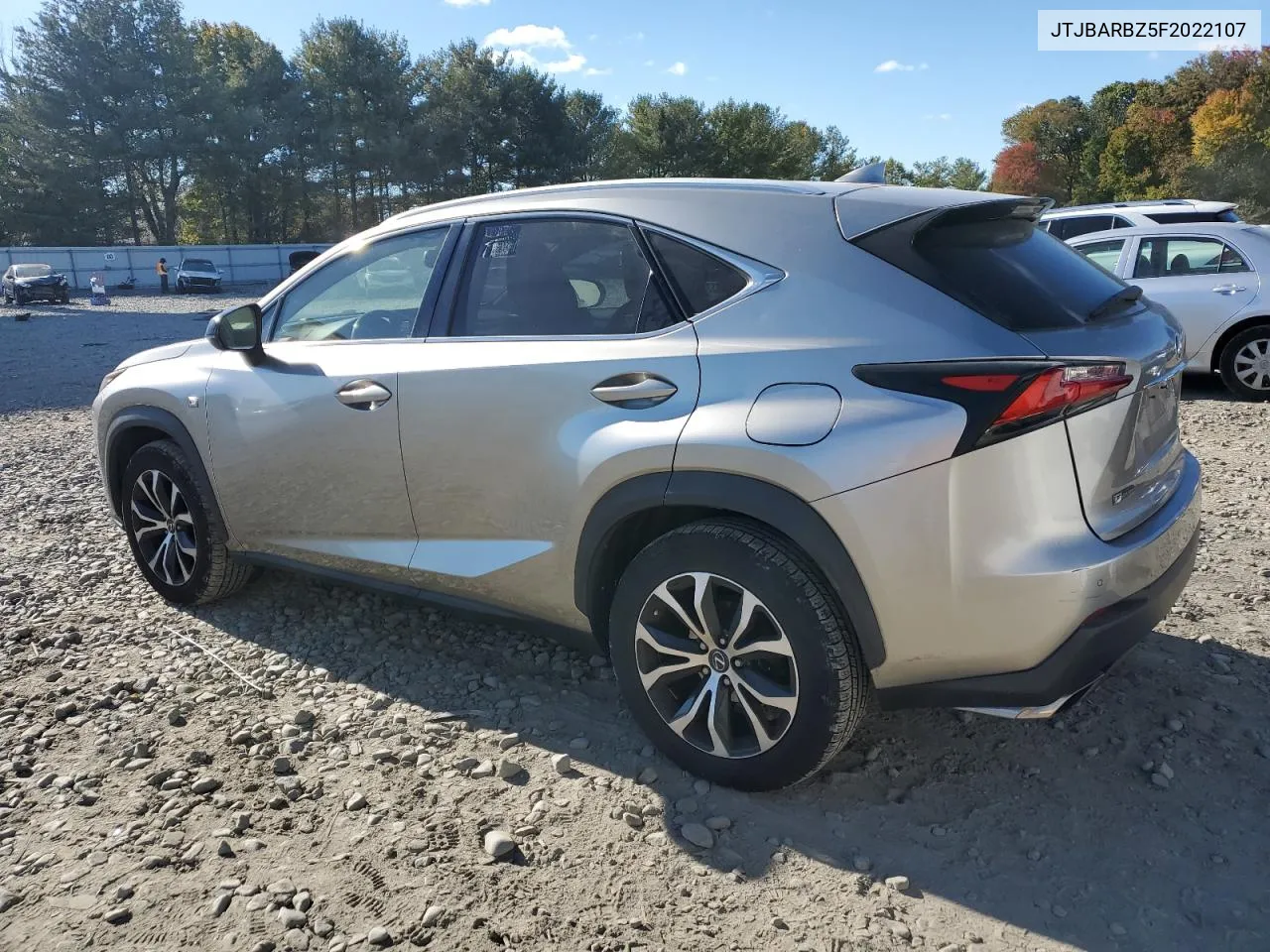 2015 Lexus Nx 200T VIN: JTJBARBZ5F2022107 Lot: 76118484