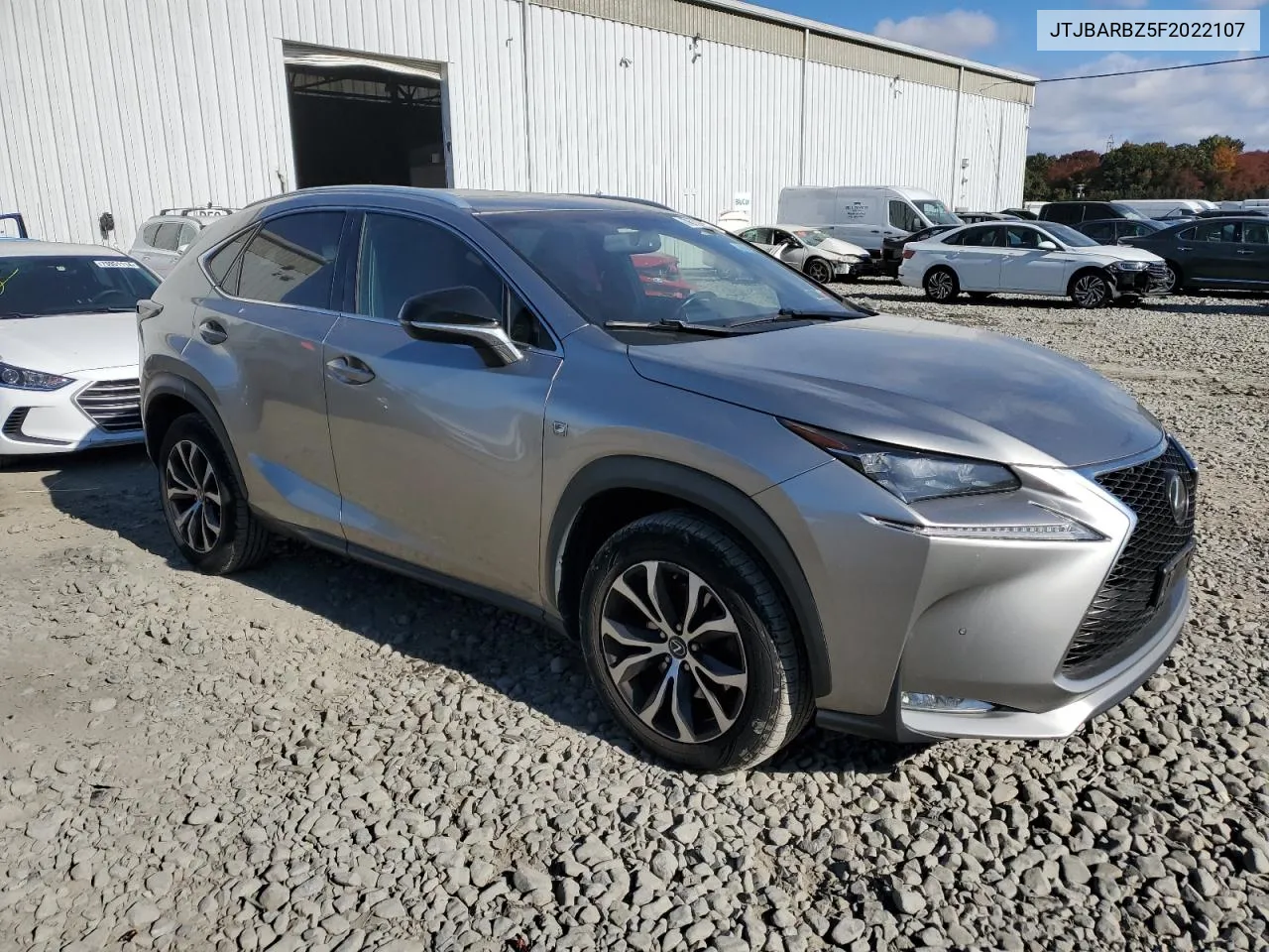 2015 Lexus Nx 200T VIN: JTJBARBZ5F2022107 Lot: 76118484