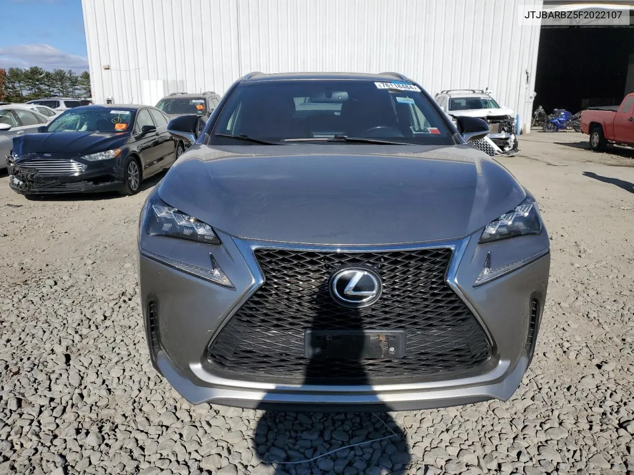 2015 Lexus Nx 200T VIN: JTJBARBZ5F2022107 Lot: 76118484