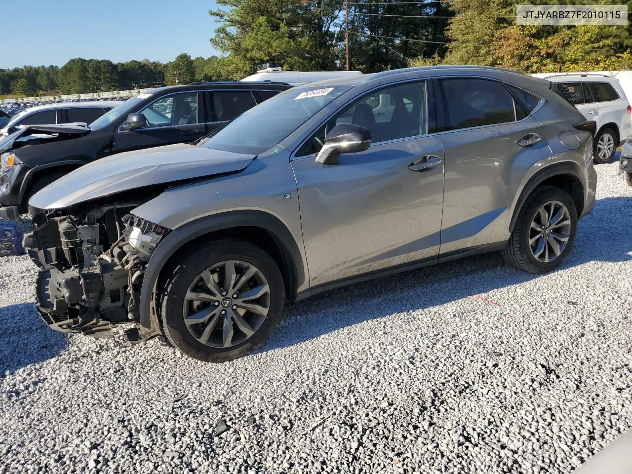 2015 Lexus Nx 200T VIN: JTJYARBZ7F2010115 Lot: 76354054