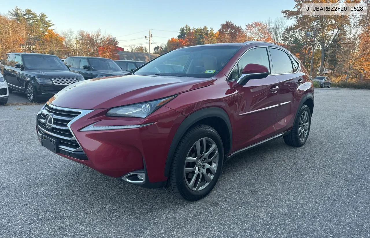 2015 Lexus Nx 200T VIN: JTJBARBZ2F2010528 Lot: 77687644