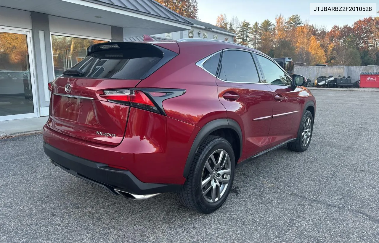 2015 Lexus Nx 200T VIN: JTJBARBZ2F2010528 Lot: 77687644