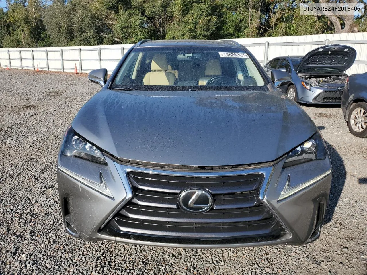 2015 Lexus Nx 200T VIN: JTJYARBZ4F2016406 Lot: 78856324