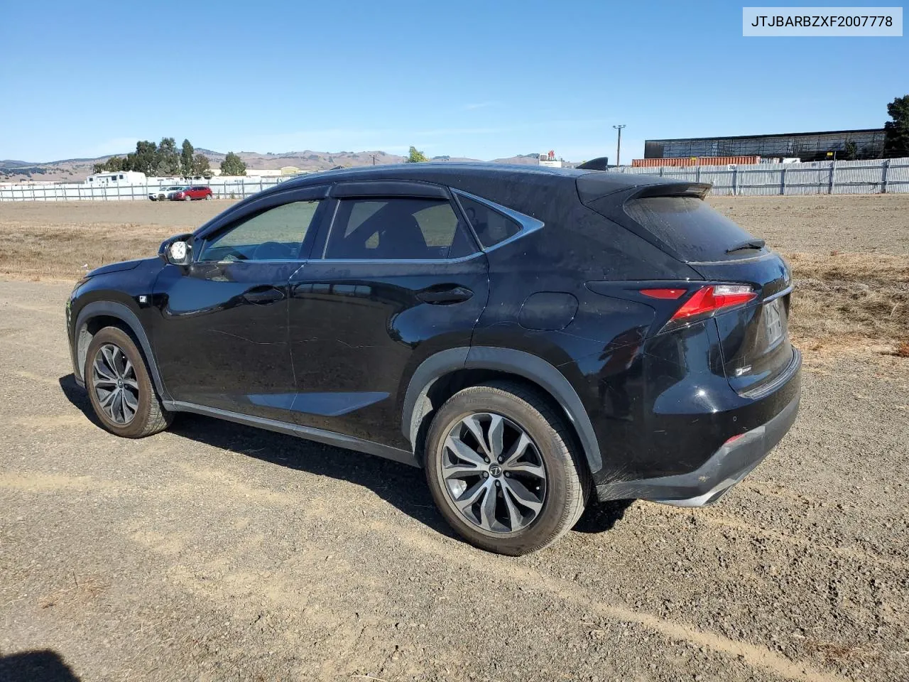 2015 Lexus Nx 200T VIN: JTJBARBZXF2007778 Lot: 79691524