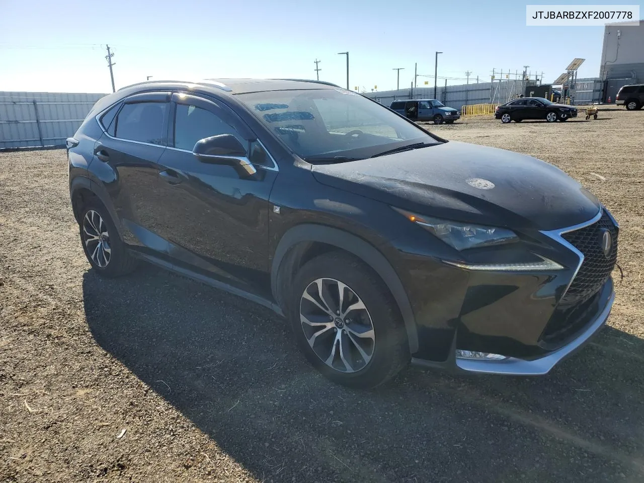 2015 Lexus Nx 200T VIN: JTJBARBZXF2007778 Lot: 79691524