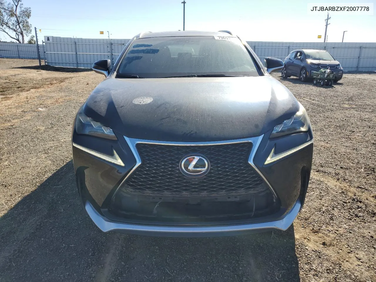 2015 Lexus Nx 200T VIN: JTJBARBZXF2007778 Lot: 79691524