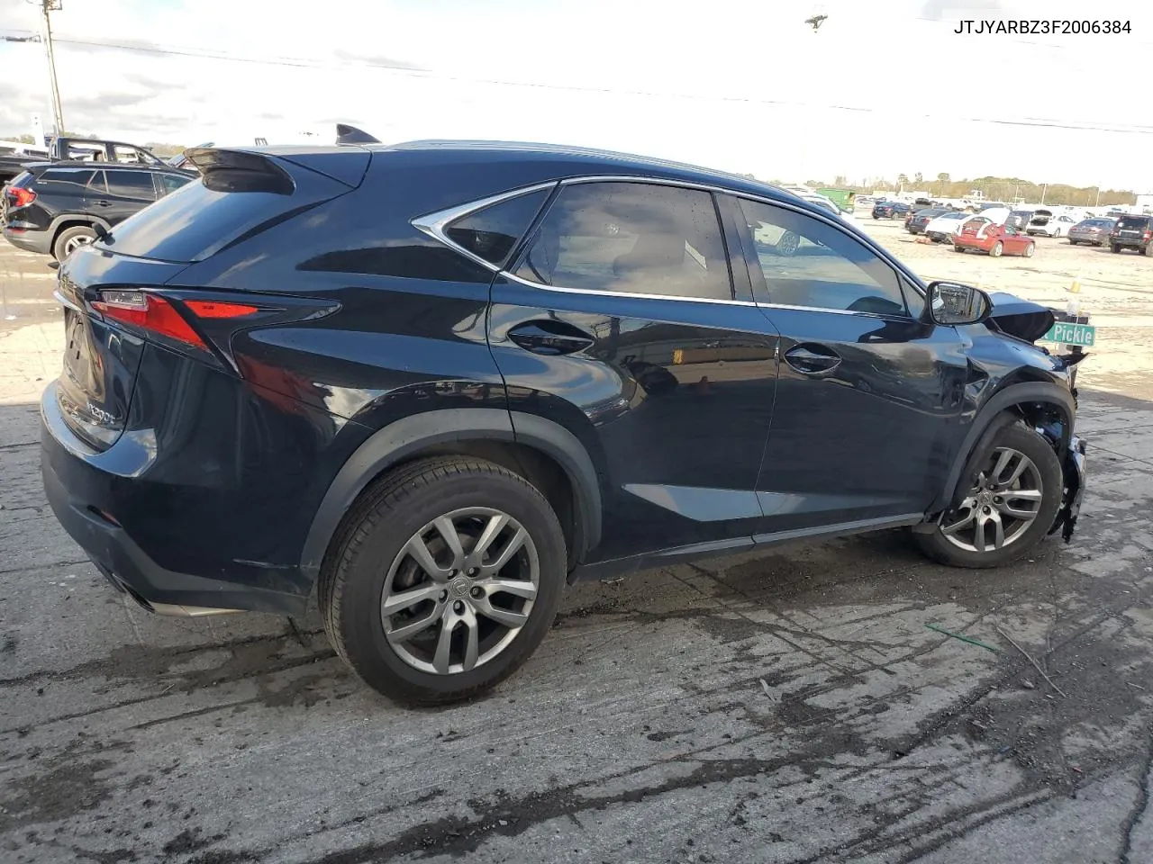 2015 Lexus Nx 200T VIN: JTJYARBZ3F2006384 Lot: 79815564