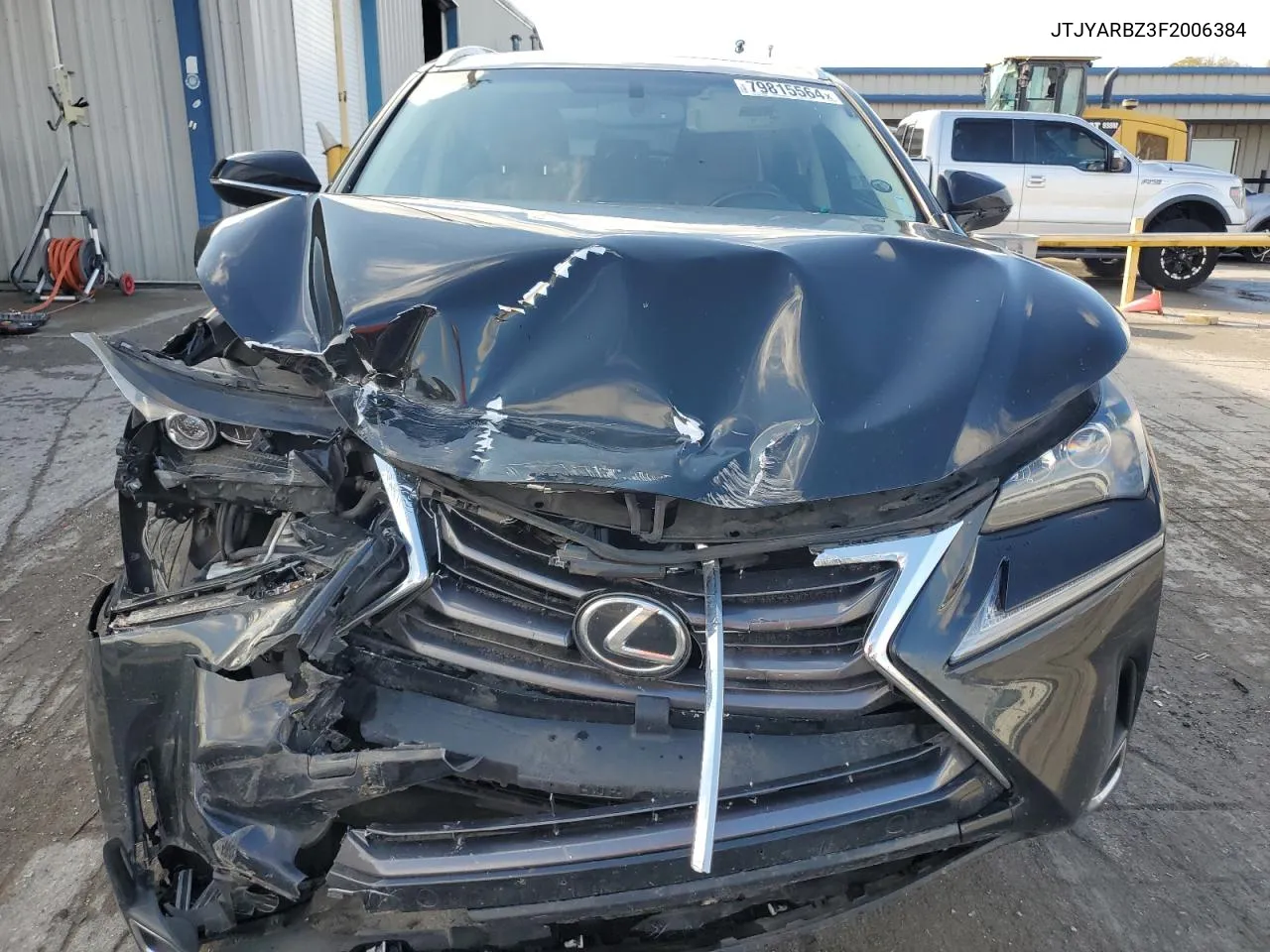 2015 Lexus Nx 200T VIN: JTJYARBZ3F2006384 Lot: 79815564