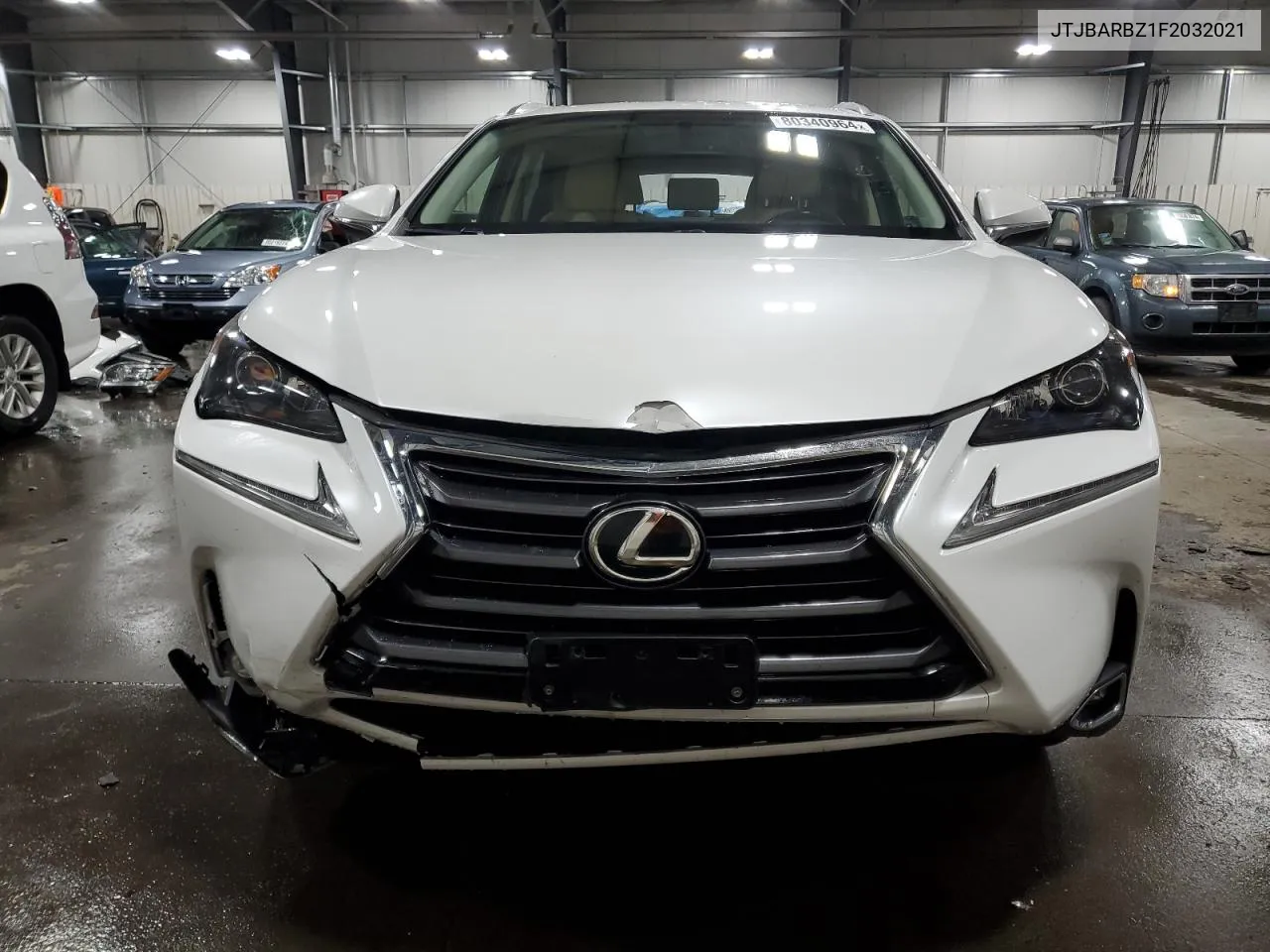 2015 Lexus Nx 200T VIN: JTJBARBZ1F2032021 Lot: 80340964