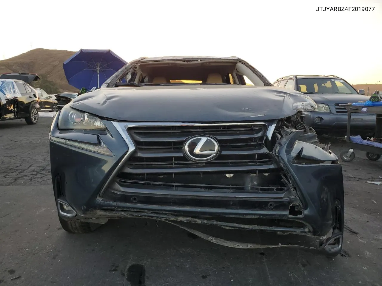 2015 Lexus Nx 200T VIN: JTJYARBZ4F2019077 Lot: 80757784