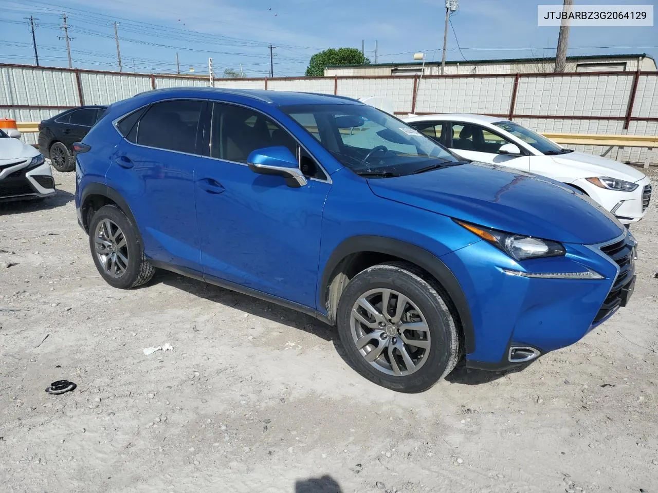 2016 Lexus Nx 200T Base VIN: JTJBARBZ3G2064129 Lot: 47444194