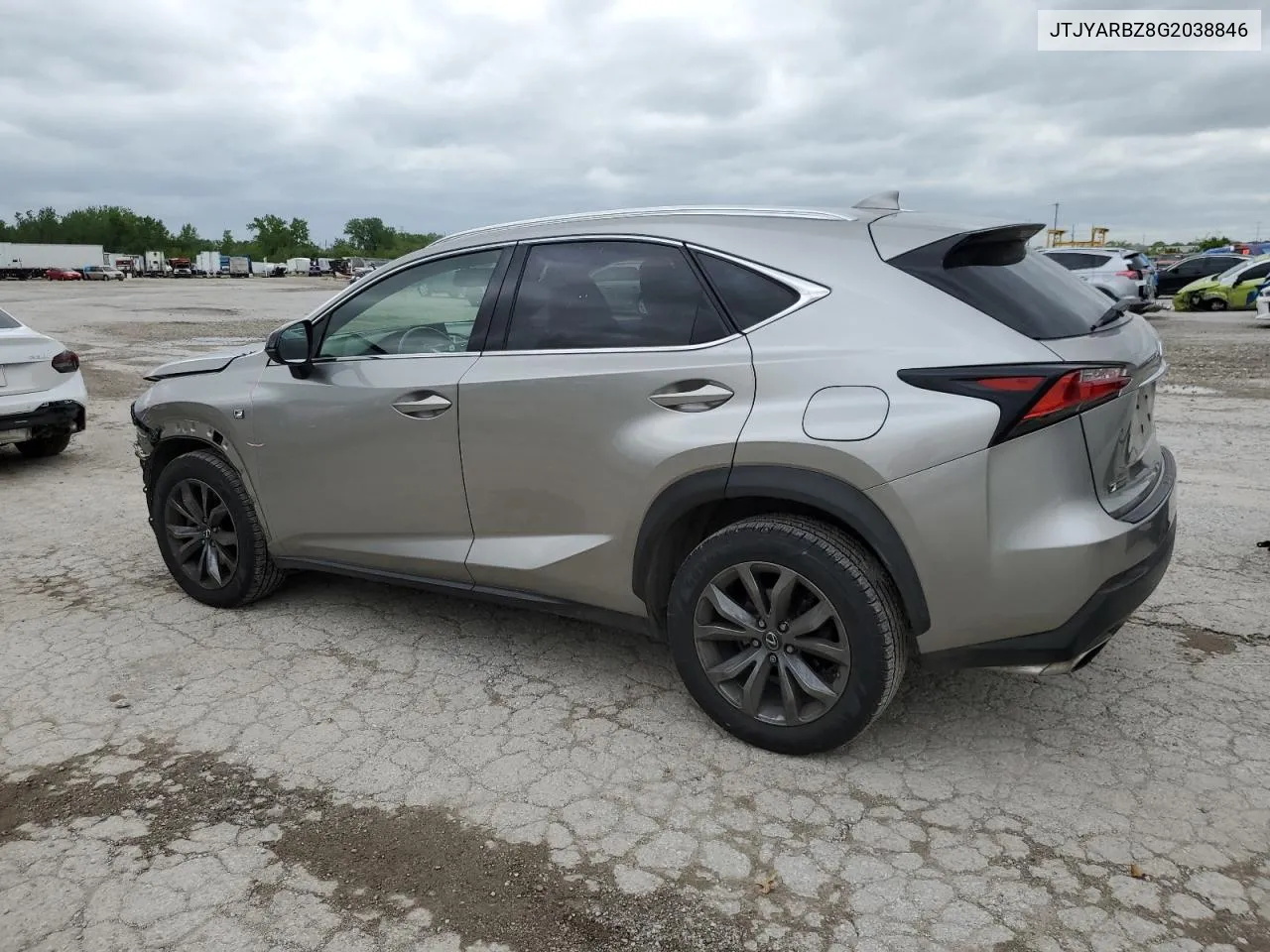 2016 Lexus Nx 200T Base VIN: JTJYARBZ8G2038846 Lot: 51541414