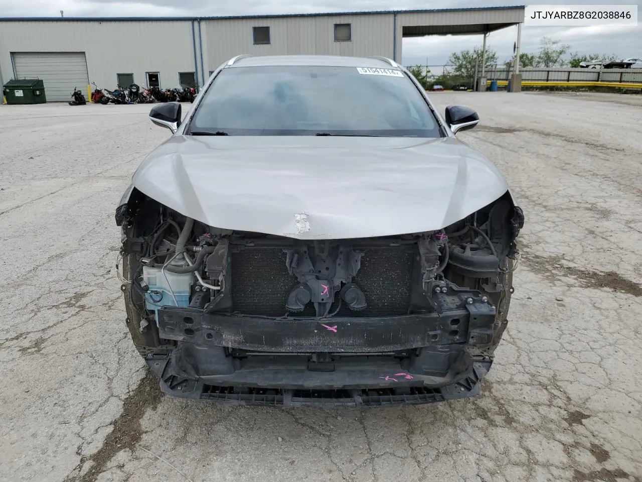 2016 Lexus Nx 200T Base VIN: JTJYARBZ8G2038846 Lot: 51541414